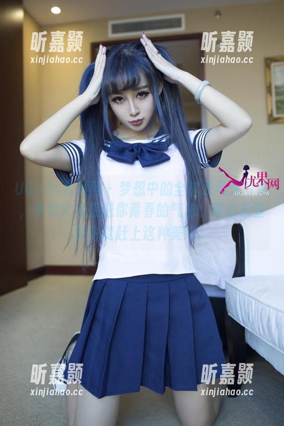 UGirls尤果网 - 梦想中的全套双马尾写真，李思宁直接送你青春的气息，真心希望我也能赶上这种美好。