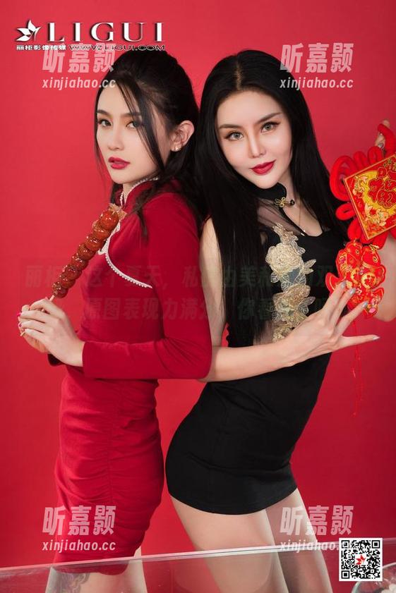 丽柜 - 这个夏天，私房由美和她的双人姿势，原图表现力满分，你看懂了吗？