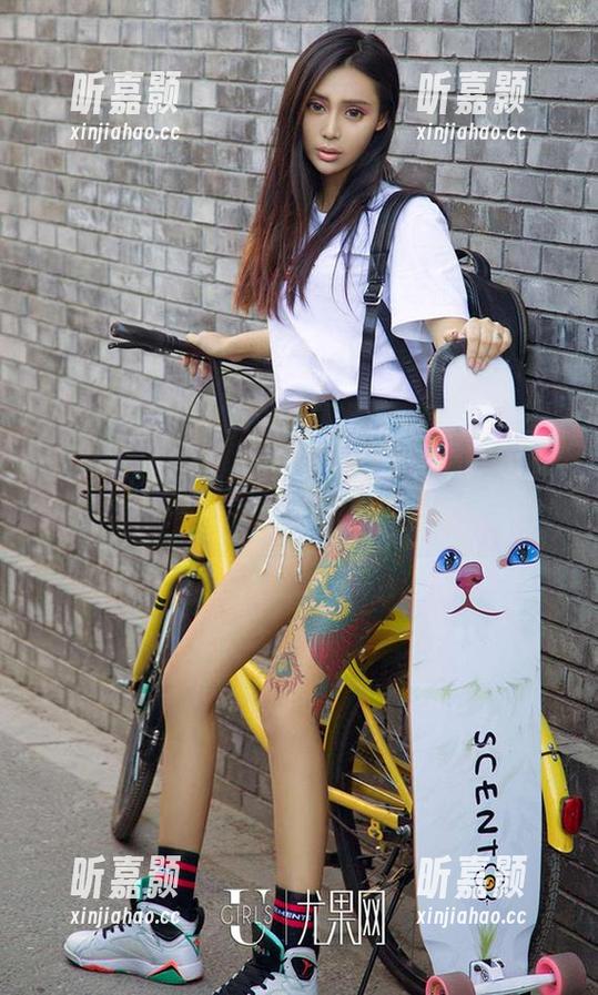 尤果网 - 颜颜的果色天香，在原图和资源间跳舞，是幻觉吗？