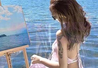 微密圈 – 连体衣+洁己u，写真里的小盐焗图包盛满了大自然的玩味！