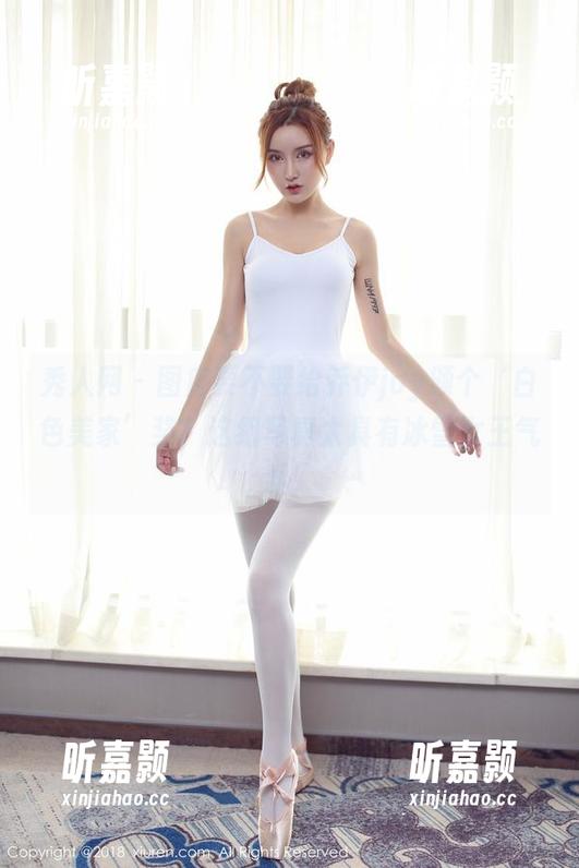 秀人网 - 图库要不要给乔伊joy颁个‘白色美家’奖？这组写真太具有冰雪女王气质！